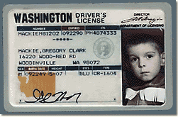Greg's license
